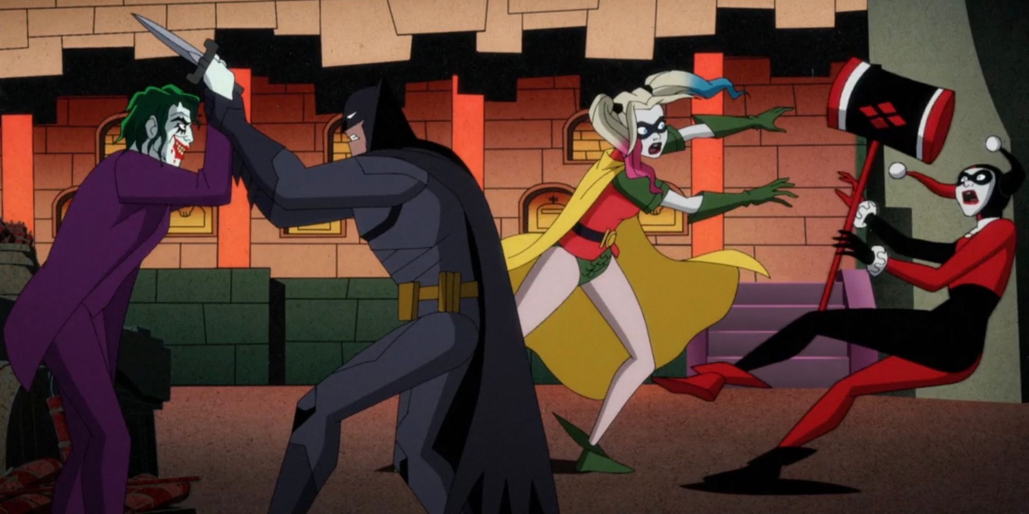 Harley-Quinn-S03E08-Joker-Batman-Harley-Robin-e-Classic-Harley