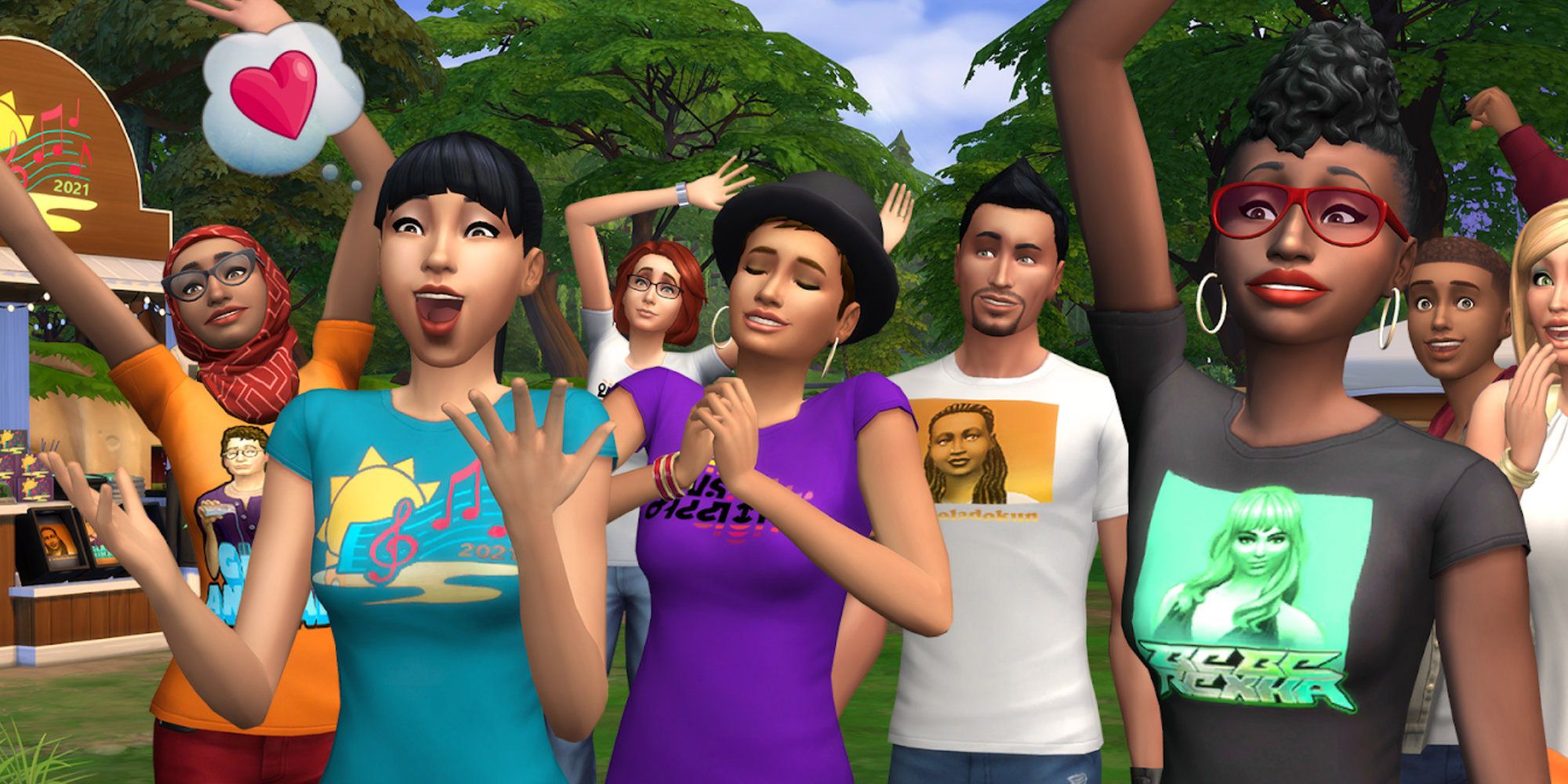 Alcuni bollicine eccitati in The Sims 4