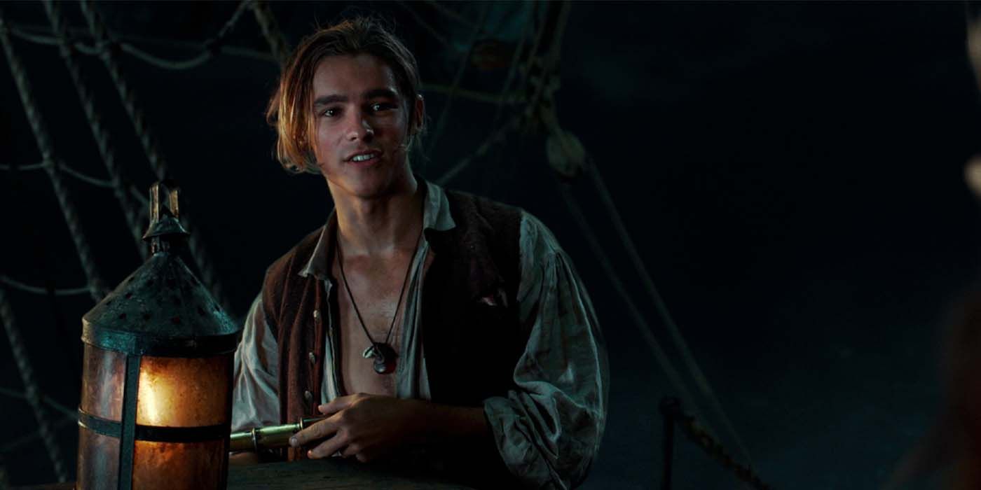 Brenton Thwaites nei panni di Henry Turner in Pirati dei Caraibi Dead Men Tell No Tales