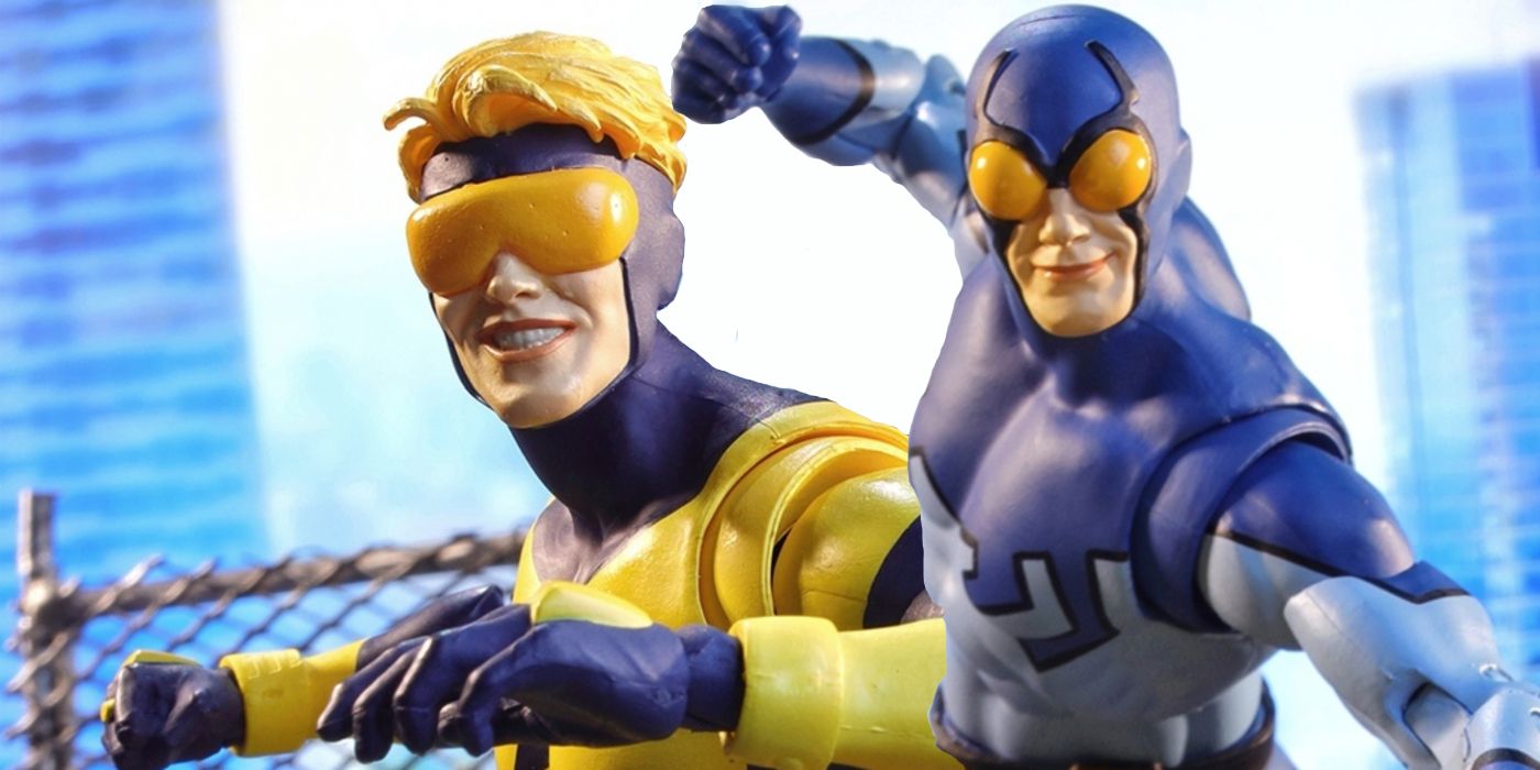 Booster Gold e Blue Beetle sono una coppia perfetta in questo set di giocattoli McFarlane