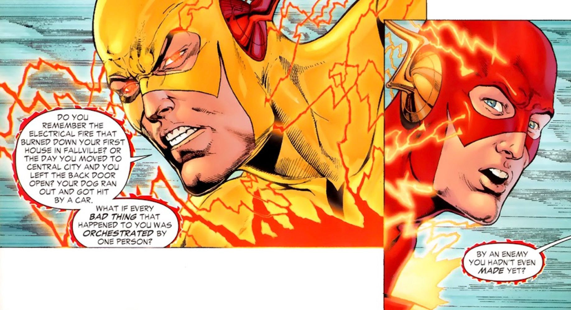 The Reverse Flash rivela la verità in The Flash: Rebirth (2009)