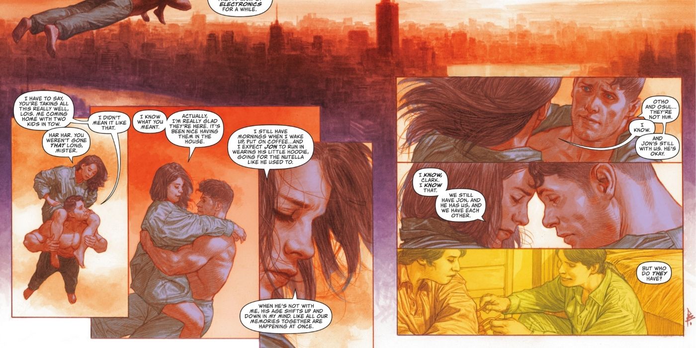 Superman e Lois discutono di Otho e Osul