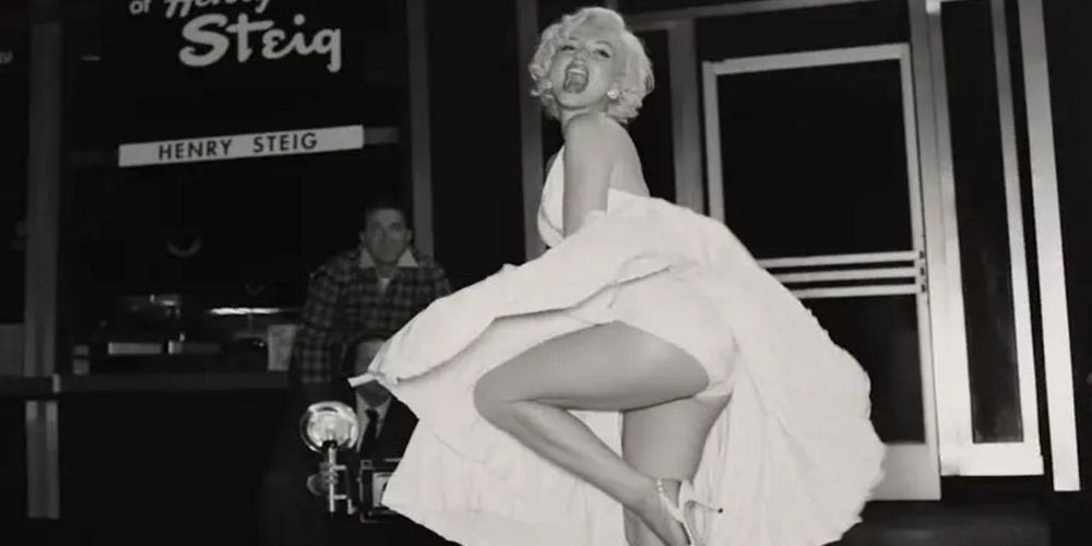 La bionda Ana de Armas Marilyn Monroe