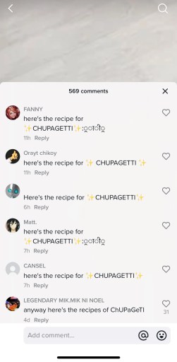 Chupagetti TikTok