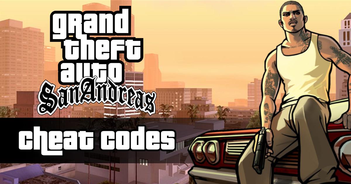 Codici cheat di GTA San Andreas
