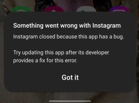 Instagram chiuso perché questa app ha un bug