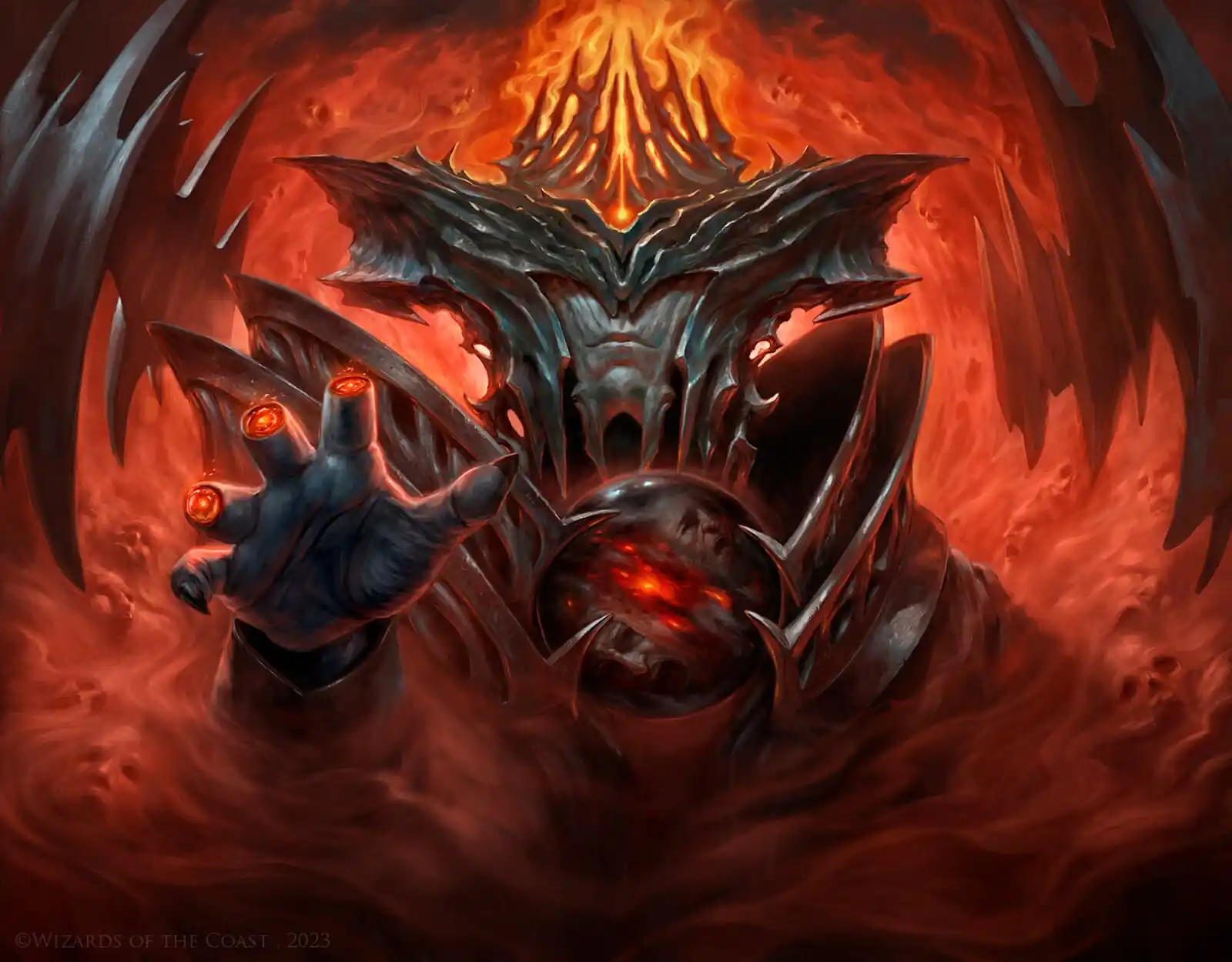 Immagine di Sauron, the Lidless Eye di Yigit Koroglu nel set di MTG Il Signore degli Anelli