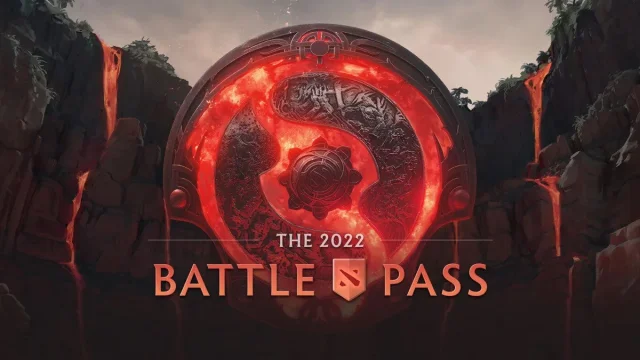 La precedente immagine promozionale di Dota 2 Battle Pass di Valve. 