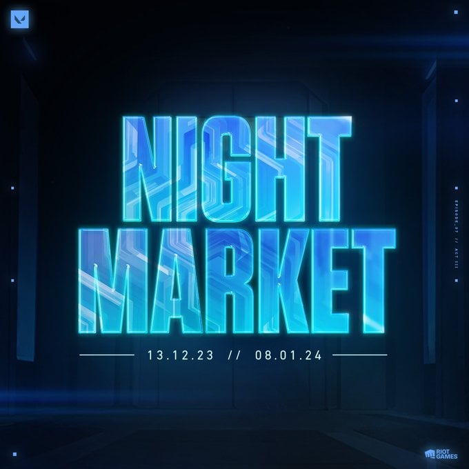 Il mercato notturno va da dicembre 2023 a gennaio 2024.