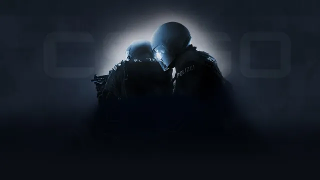 Illustrazione ufficiale di CS:GO con due antiterroristi.